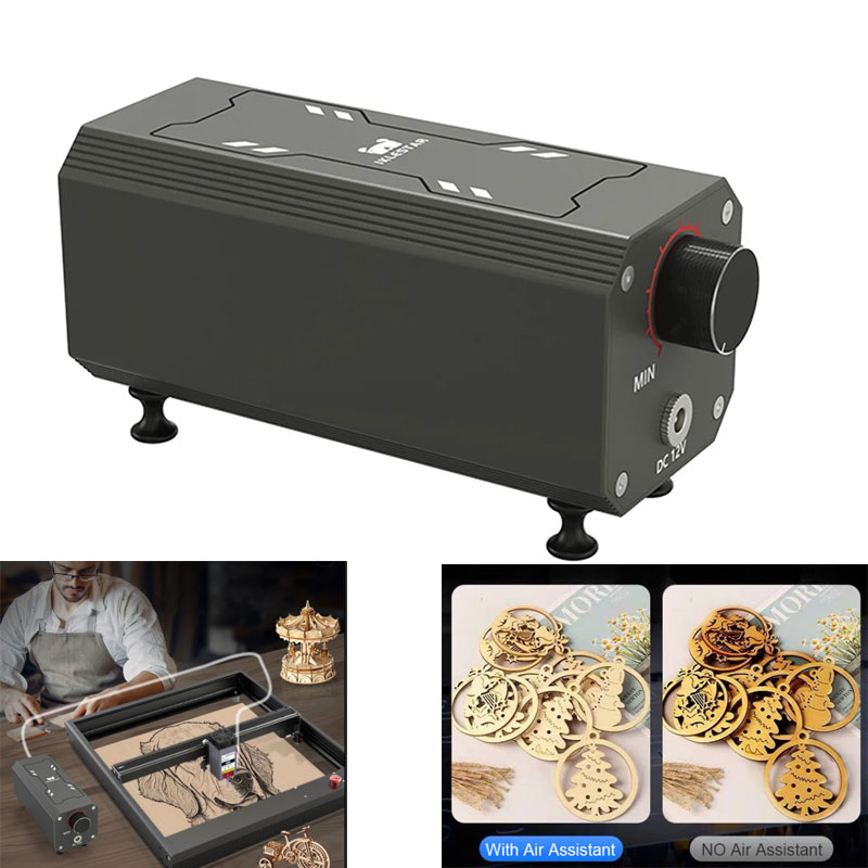 Industrial Acrylic Laser Cutter - Kompresor Bantuan Udara Pompa Bantuan Udara
