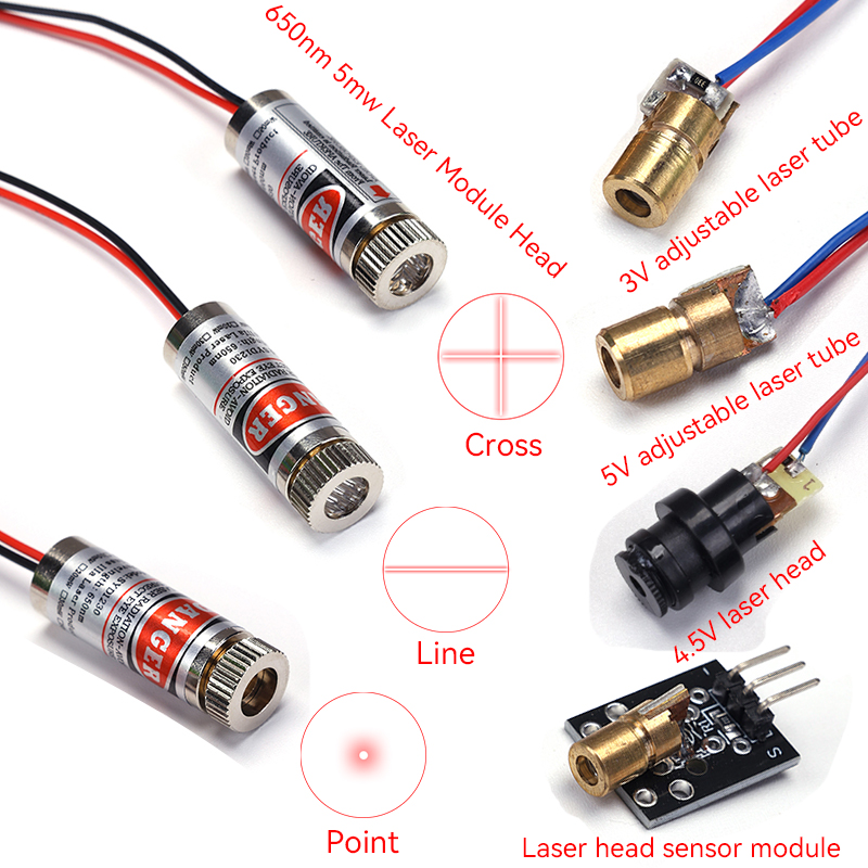 10Pcs/1PC Modul Laser 650nm 5m - Industrial Laser Diode ulasan dan harga