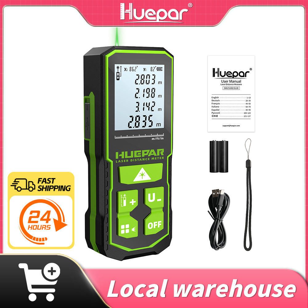 Huepar pengukur jarak Laser Di - Industrial Laser Training ulasan dan harga