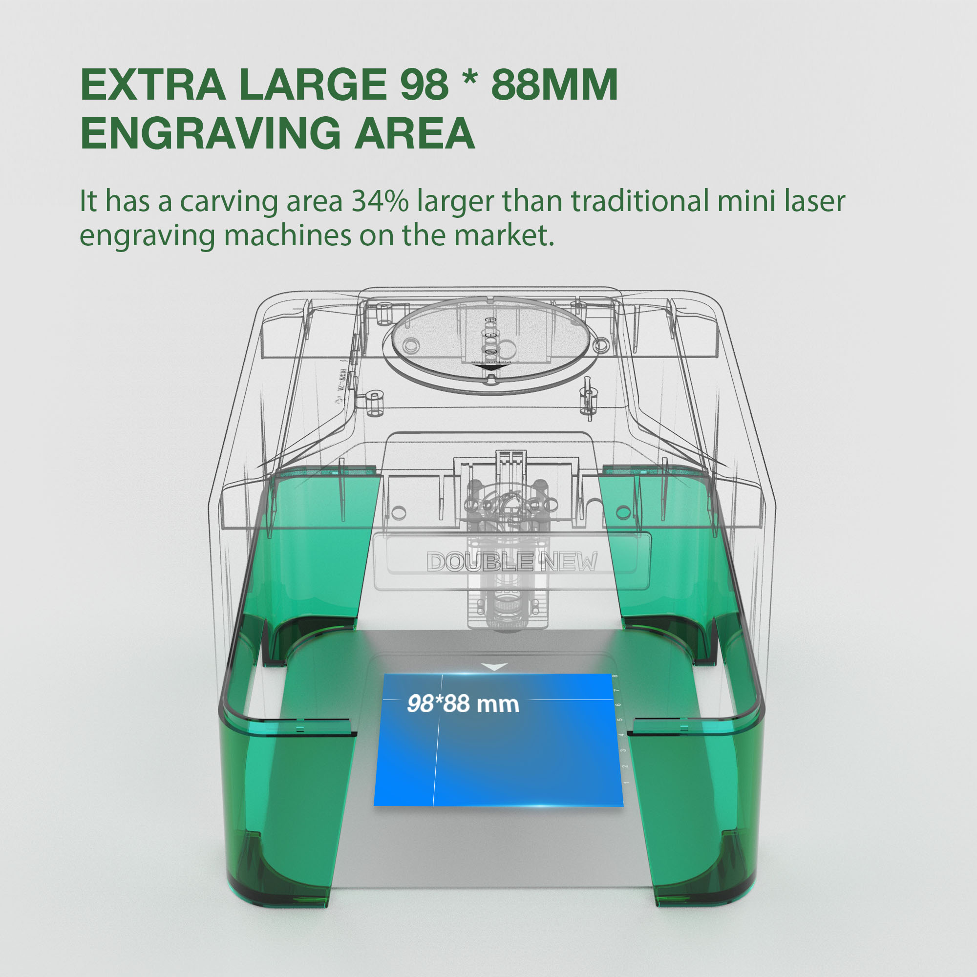 Mesin Pengukir Laser Mini 3W P - Industrial Handheld Laser Engraver ulasan dan harga