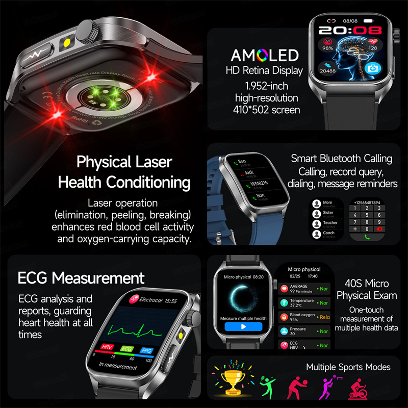 Jam Tangan Pintar 650nm Laser  - Industrial Laser Training ulasan dan harga