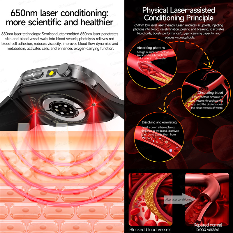 Jam Tangan Pintar 650nm Laser  - Industrial Laser Training ulasan dan harga