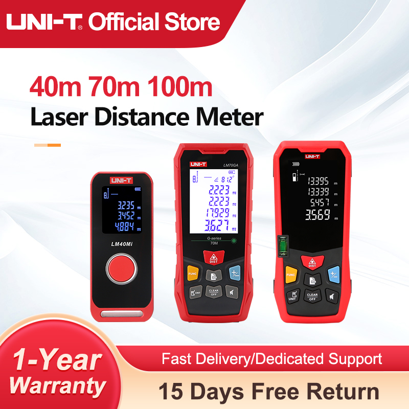 UNI-T Pengukur Jarak Laser 40m - Industrial Laser Training ulasan dan harga